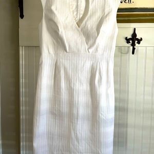 Trina Turk dress size 6, white new without tags. Cotton fabric, never worn